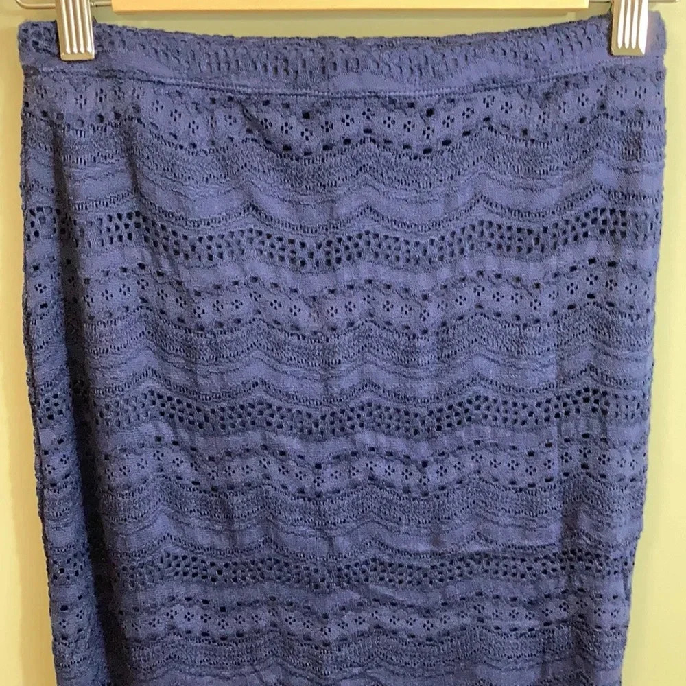 LE CHATEAU High-waist lace pencil skirt size XS - Picture 10 of 11